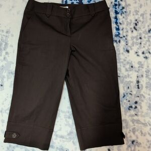 LOFT Dark Charcoal Capris